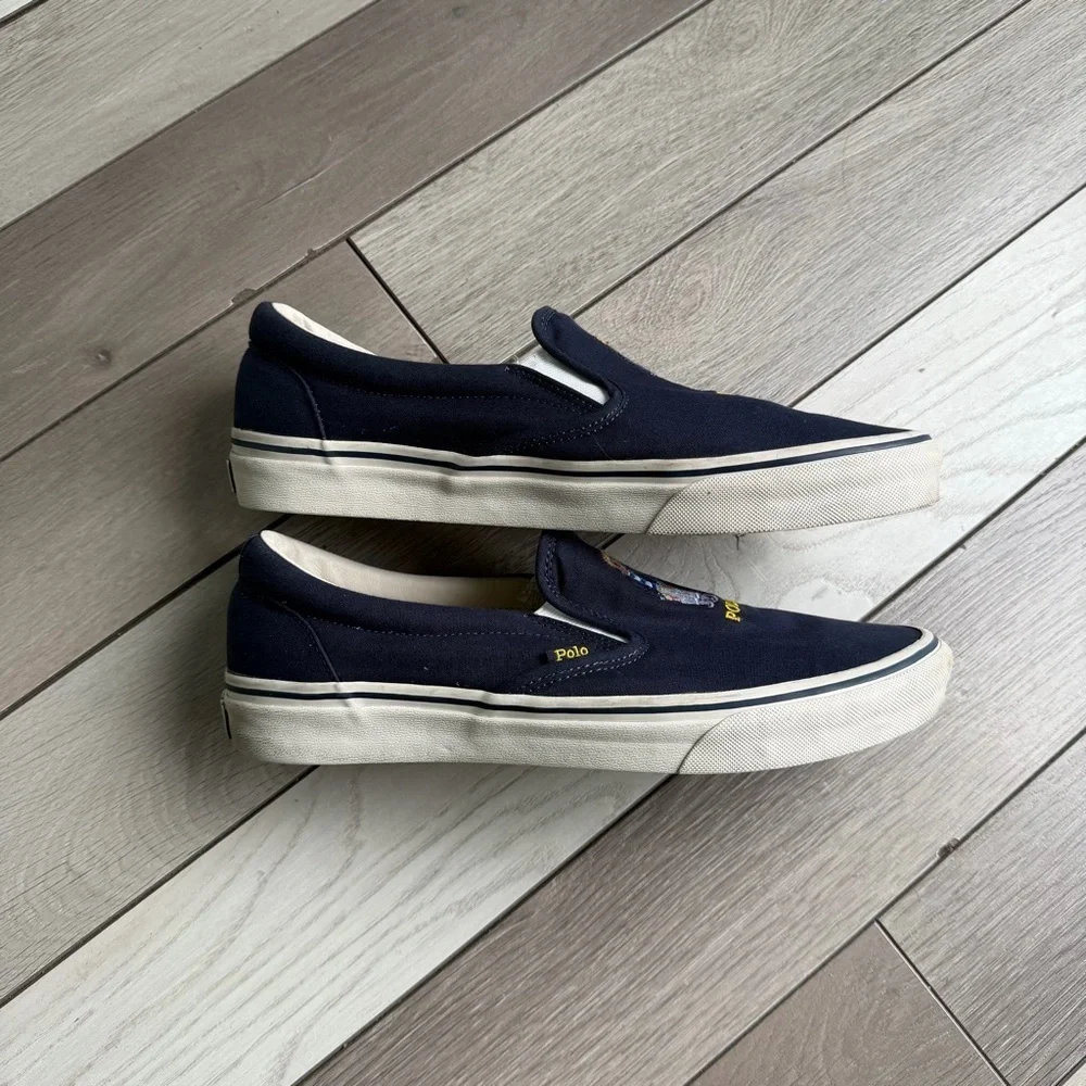 Polo Ralph Lauren Keaton Polo Bear Slip-On Sneakers | Size: 11